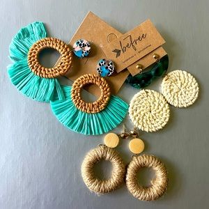 Set of 3 earrings (new)